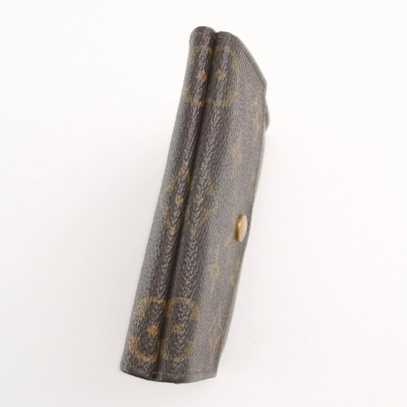 Authentic Louis Vuitton Classic Monogram Flowers Canvas Envelop Sarah Wallet - Picture 4 of 14